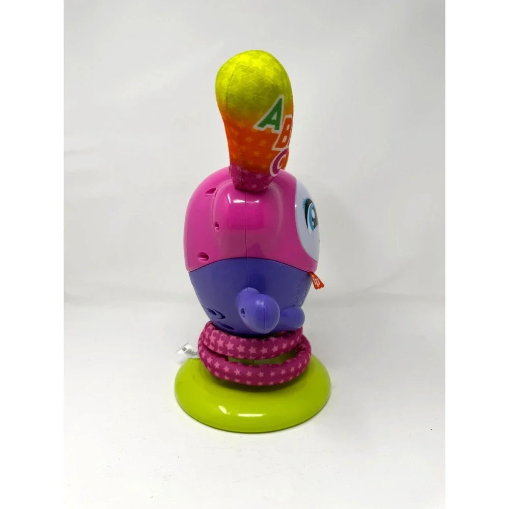 Fisher-Price DJ Bouncin Beats Interactive Musical Learning Toy with Lights‎ Pink